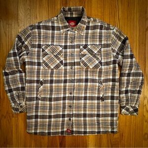 Dickies Brown Plaid Utility Jacket